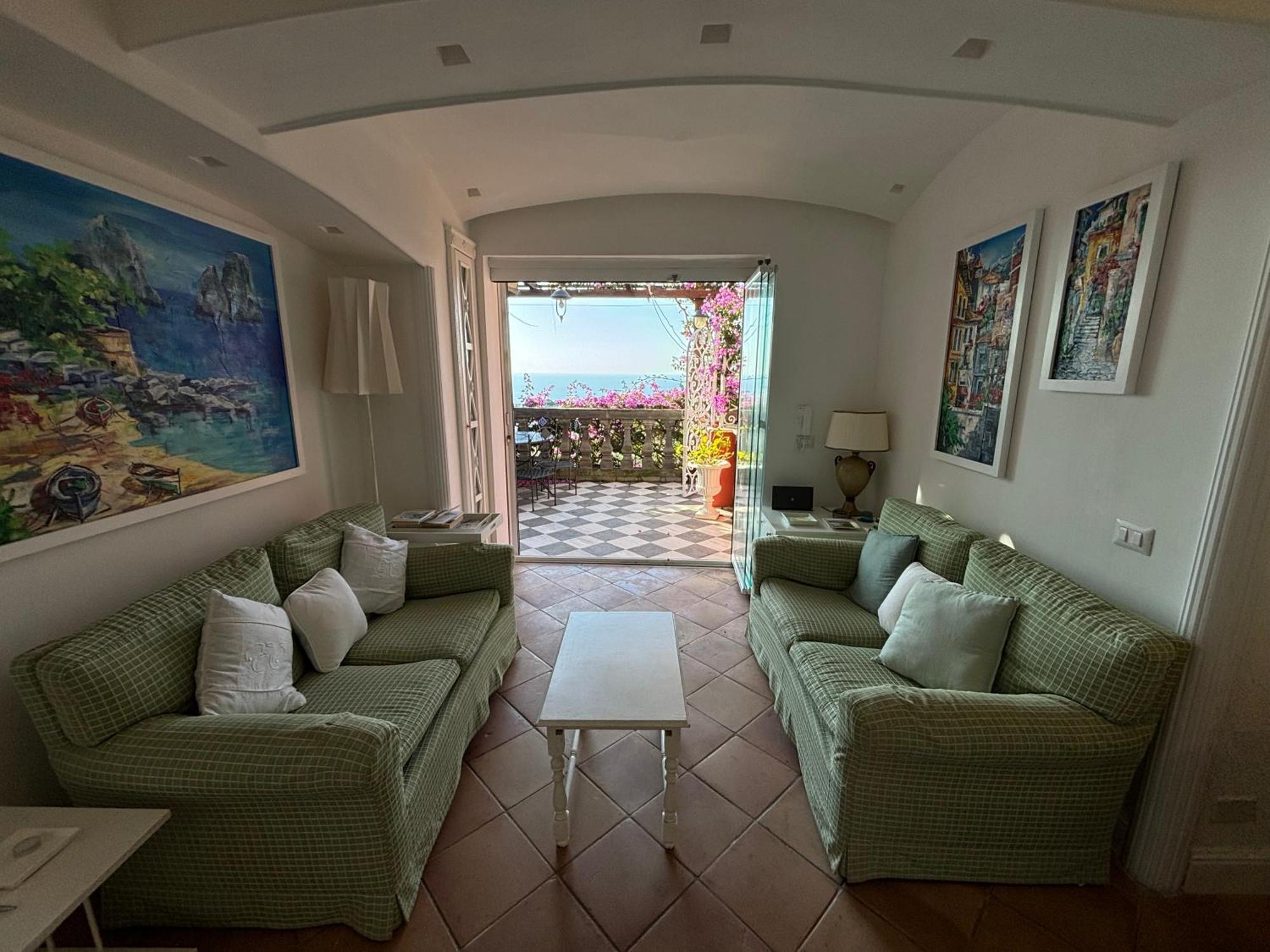 Luxury House In Villa Pompeiana Via Camerelle Con Terrazza Vista Mare Capri Exteriér fotografie